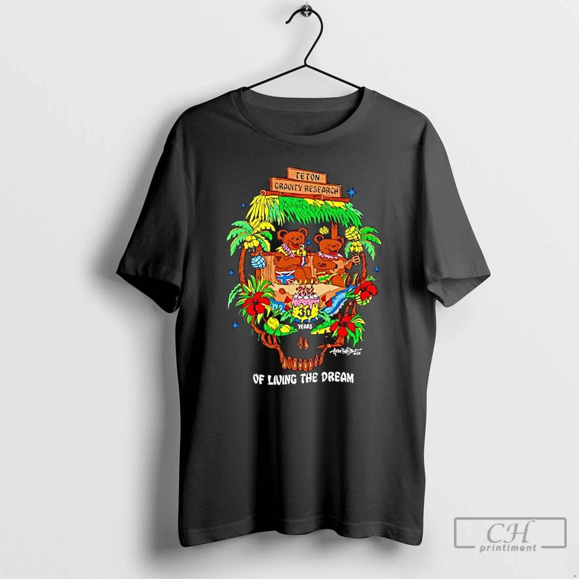 Classic Tgr X Grateful Dead 30 Years Living Dream - Adult & Kids T-Shirts, Sweatshirts & Hoodies apparel design preview 1