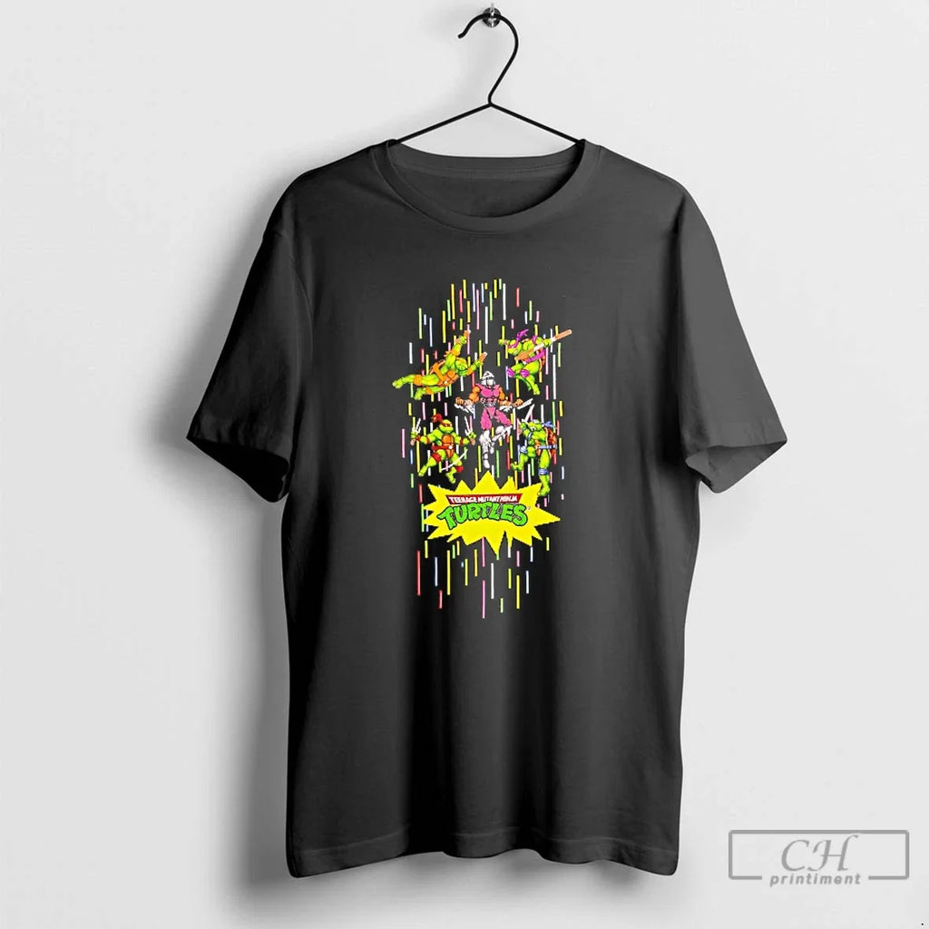 Classic Tmnt Turtles In Time Video Game - Adult & Kids T-Shirts, Sweatshirts & Hoodies apparel design preview 1