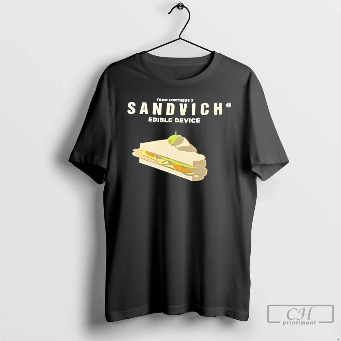 Classic Team Fortress 2 Sandvich Edible Device - Adult & Kids T-Shirts, Sweatshirts & Hoodies apparel design preview 1