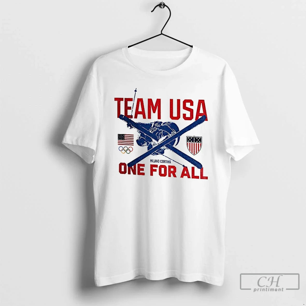 Classic Team Usa Milano Cortina One All 2026 Olympic - Adult & Kids T-Shirts, Sweatshirts & Hoodies apparel design preview 1