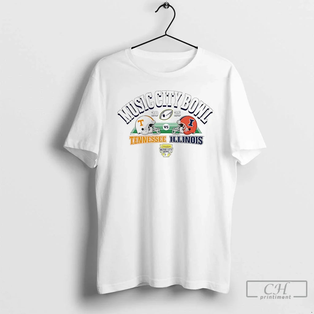 Classic Tennessee Volunteers Vs Illinois Fighting - Adult & Kids T-Shirts, Sweatshirts & Hoodies apparel design preview 1