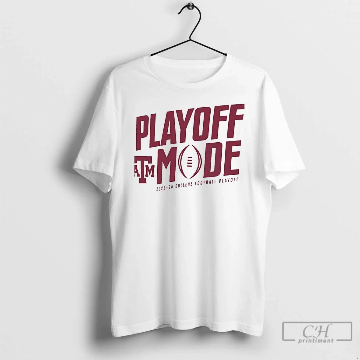 Classic Texas Am Aggies Playoff Mode 2025 26 College - Adult & Kids T-Shirts, Sweatshirts & Hoodies apparel design preview 1