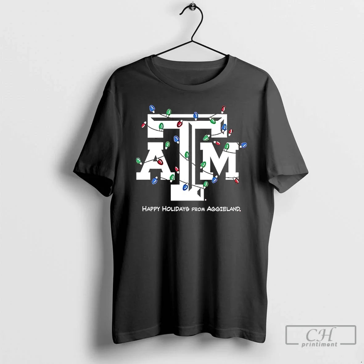 Classic Texas Am Happy Holidays Aggieland 2025 - Adult & Kids T-Shirts, Sweatshirts & Hoodies apparel design preview 1