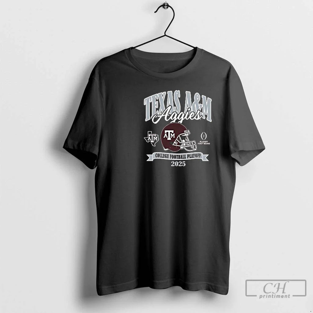 Classic Texas Am Aggies 2025 College Football Playoff - Adult & Kids T-Shirts, Sweatshirts & Hoodies apparel design preview 1