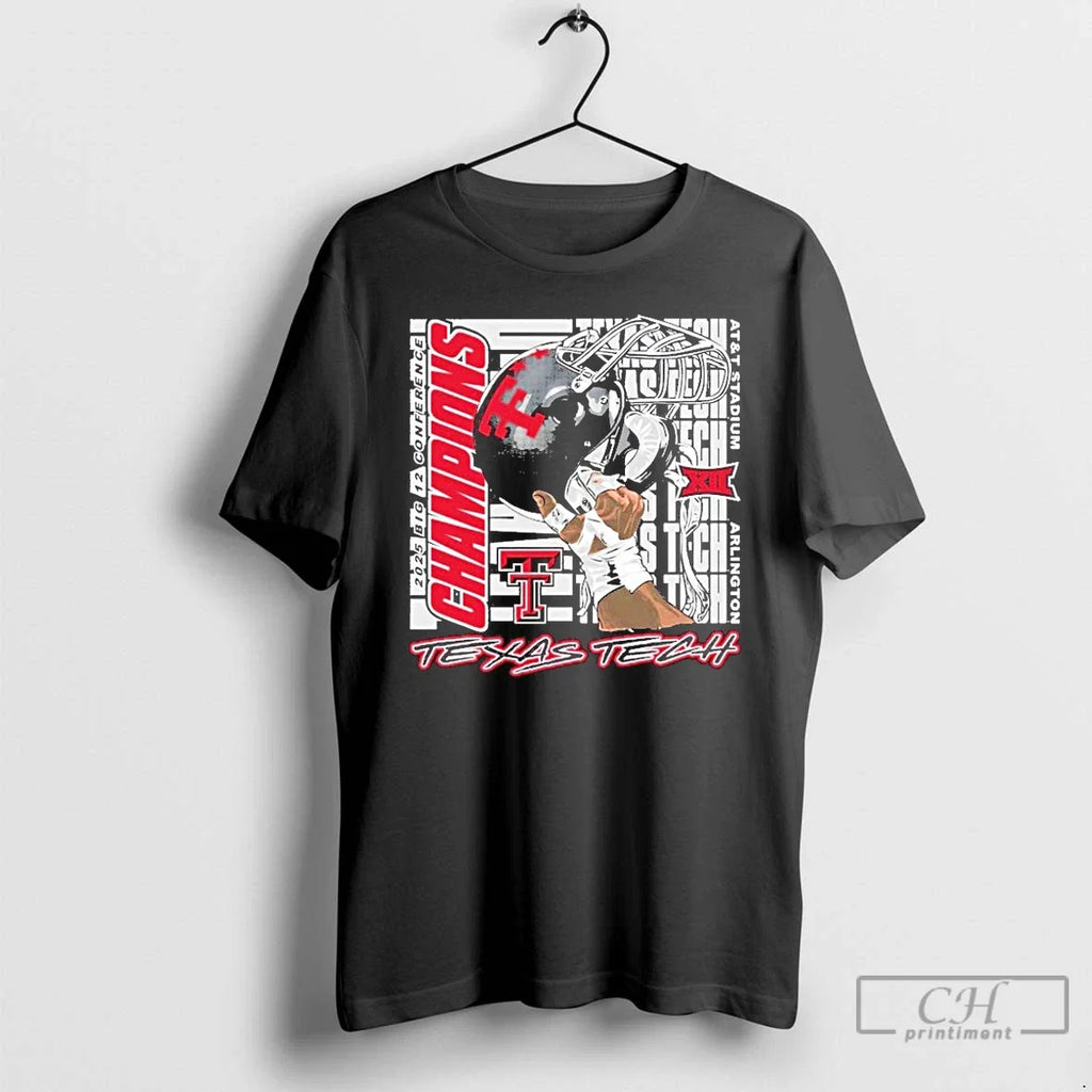 Classic Texas Tech 2025 Big 12 Conference Champions - Adult & Kids T-Shirts, Sweatshirts & Hoodies apparel design preview 1