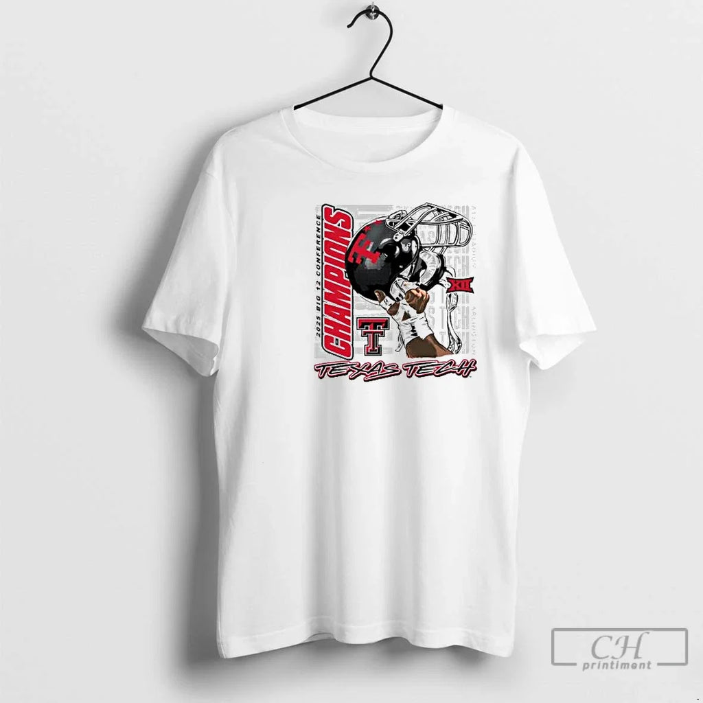 Classic Texas Tech Red Raiders 2025 Big 12 Champions - Adult & Kids T-Shirts, Sweatshirts & Hoodies apparel design preview 1