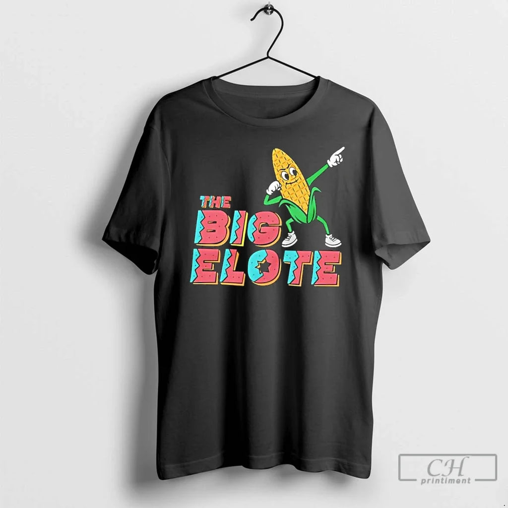 Classic Big Elote Cartoon Corn - Adult & Kids T-Shirts, Sweatshirts & Hoodies apparel design preview 1