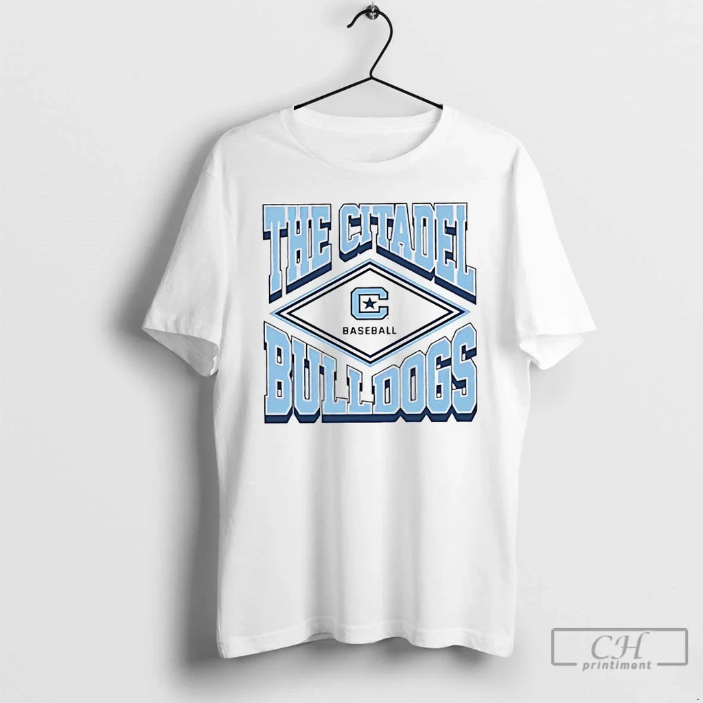 Classic The Citadel Bulldogs Baseball - Adult & Kids T-Shirts, Sweatshirts & Hoodies apparel design preview 1