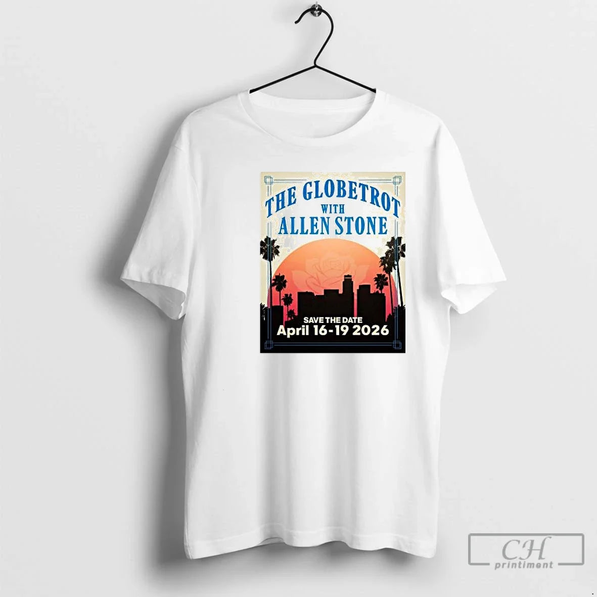 Classic Globetrot Allen Stone April 16 19 2026 Circle - Adult & Kids T-Shirts, Sweatshirts & Hoodies apparel design preview 1