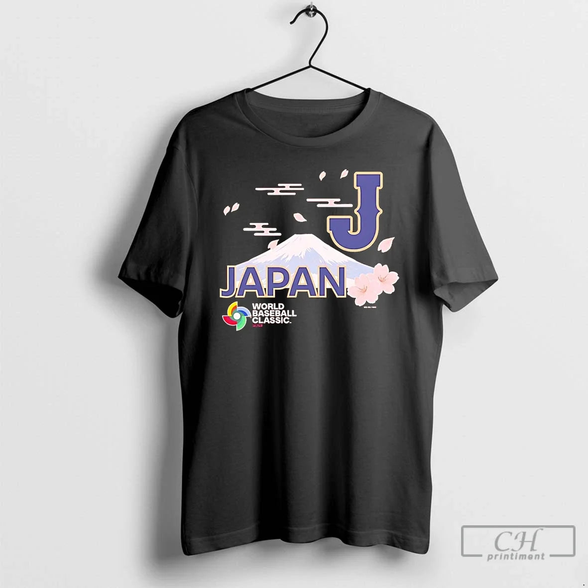 Classic Japan 2025 World Baseball Scarlet - Adult & Kids T-Shirts, Sweatshirts & Hoodies apparel design preview 1