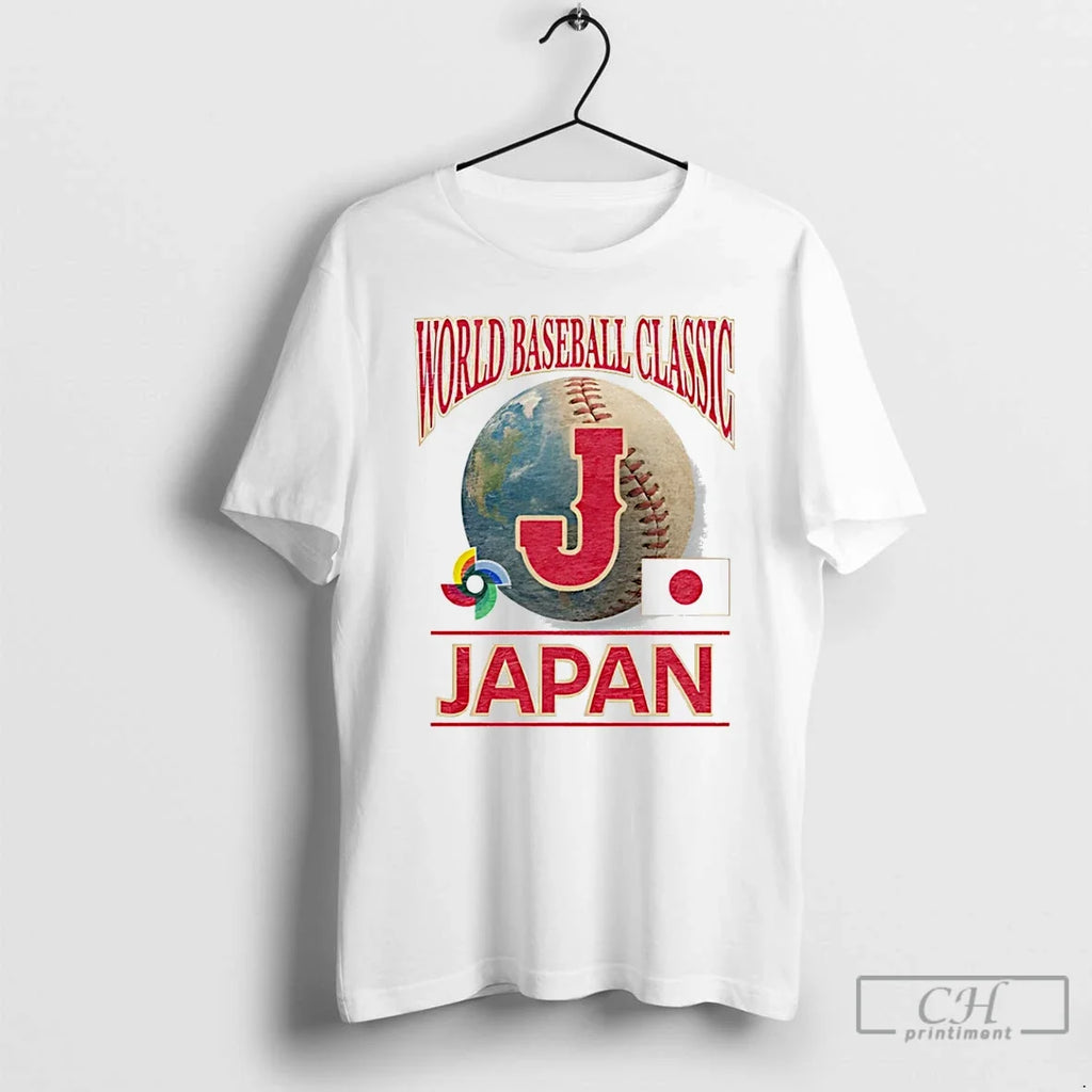 Classic Japan Baseball 2026 World Vintage - Adult & Kids T-Shirts, Sweatshirts & Hoodies apparel design preview 1