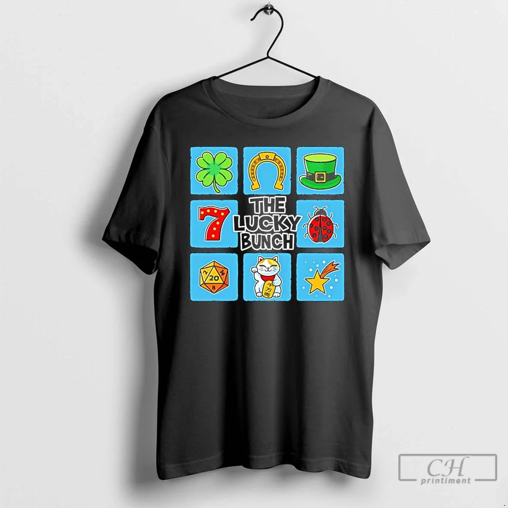 Classic The Lucky Bunch St Patricks Day 2026 - Adult & Kids T-Shirts, Sweatshirts & Hoodies apparel design preview 1