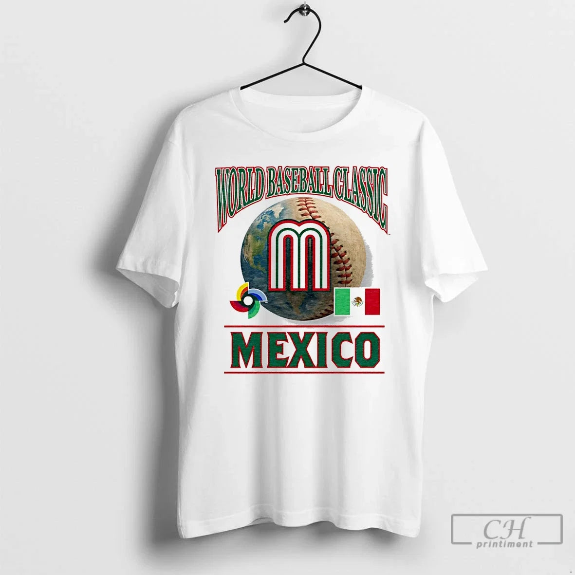 Classic Mexico Baseball 2026 World Vintage - Adult & Kids T-Shirts, Sweatshirts & Hoodies apparel design preview 1