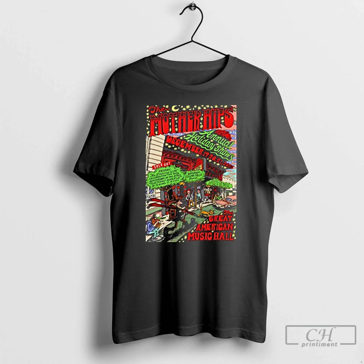 Classic Mother Hips Dec 19 21 2025 Great American - Adult & Kids T-Shirts, Sweatshirts & Hoodies apparel design preview 1