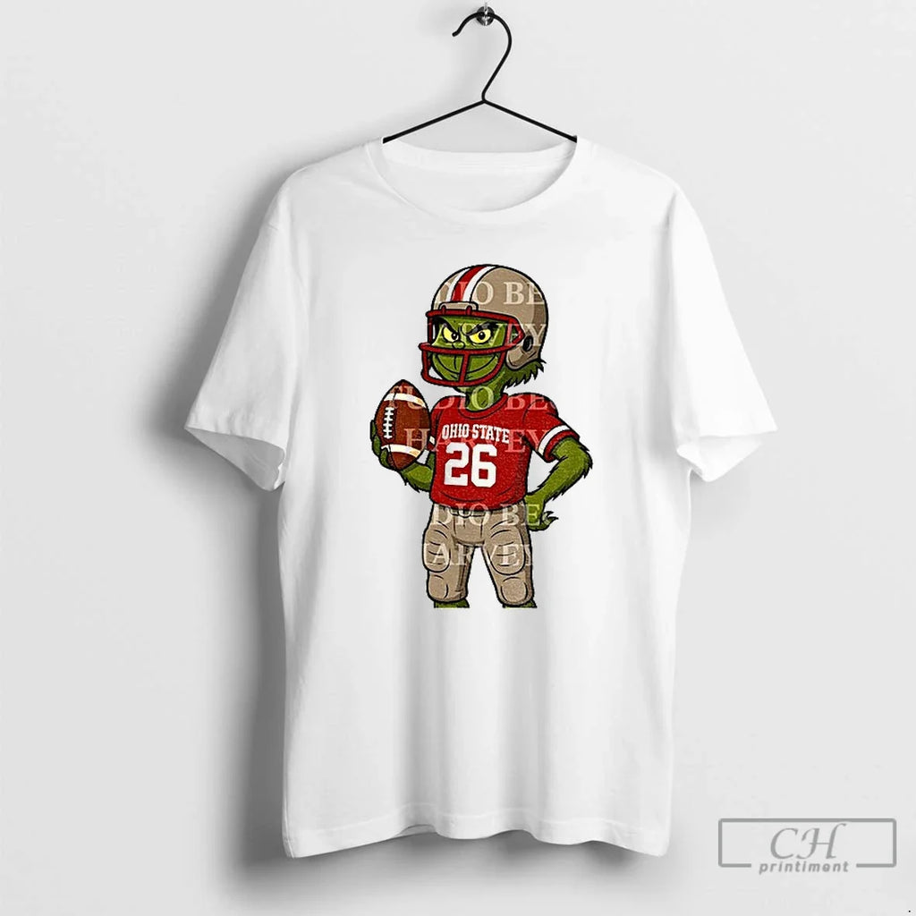 Classic Ohio State Grinch - Adult & Kids T-Shirts, Sweatshirts & Hoodies apparel design preview 1