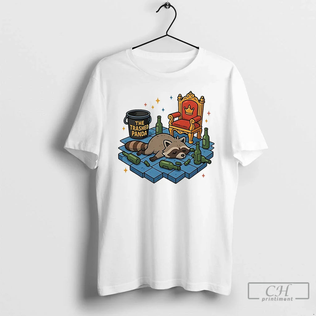 Classic Trashed Panda Drunk Raccoon - Adult & Kids T-Shirts, Sweatshirts & Hoodies apparel design preview 1