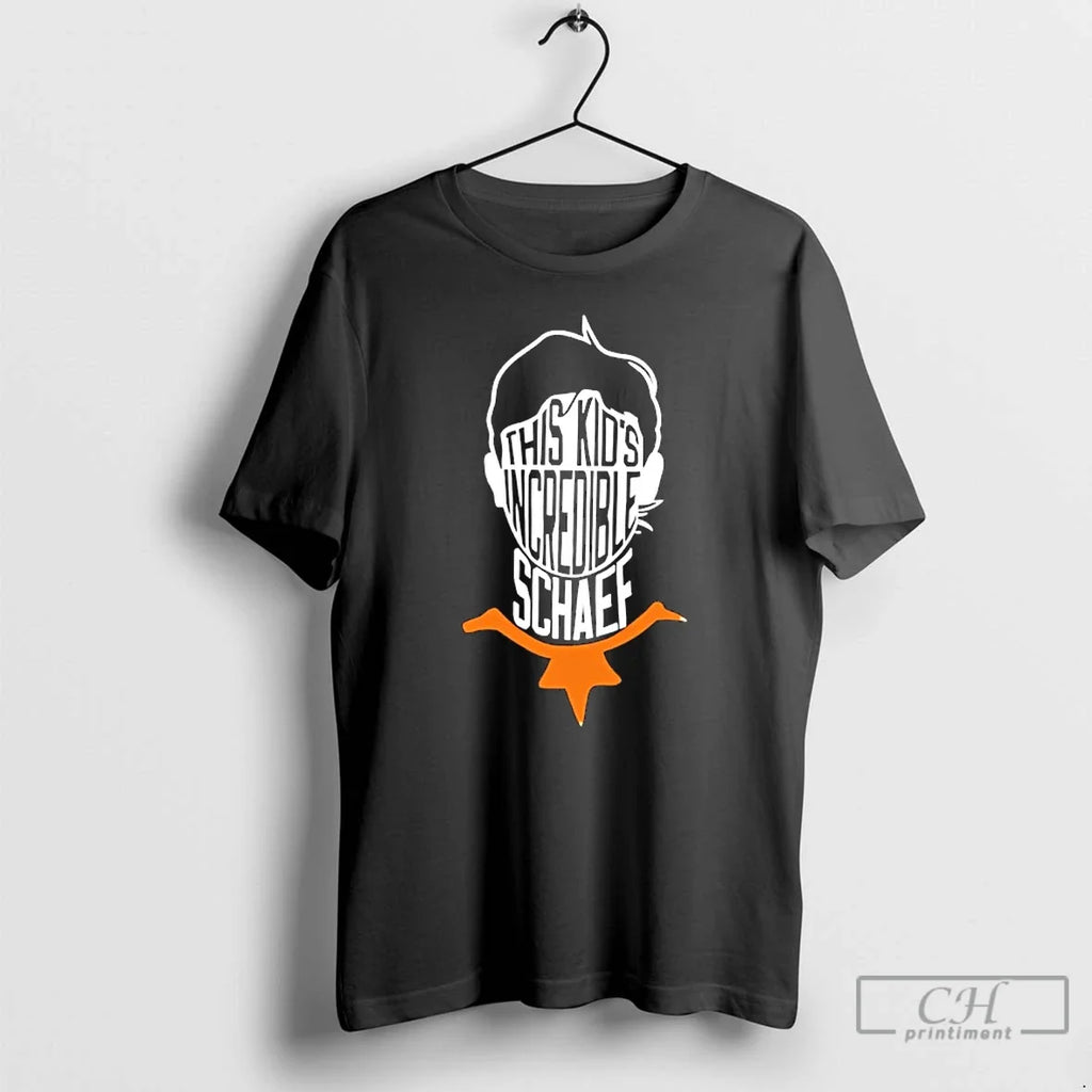 Classic This Kids Incredible Schaef Texas Longhorns - Adult & Kids T-Shirts, Sweatshirts & Hoodies apparel design preview 1