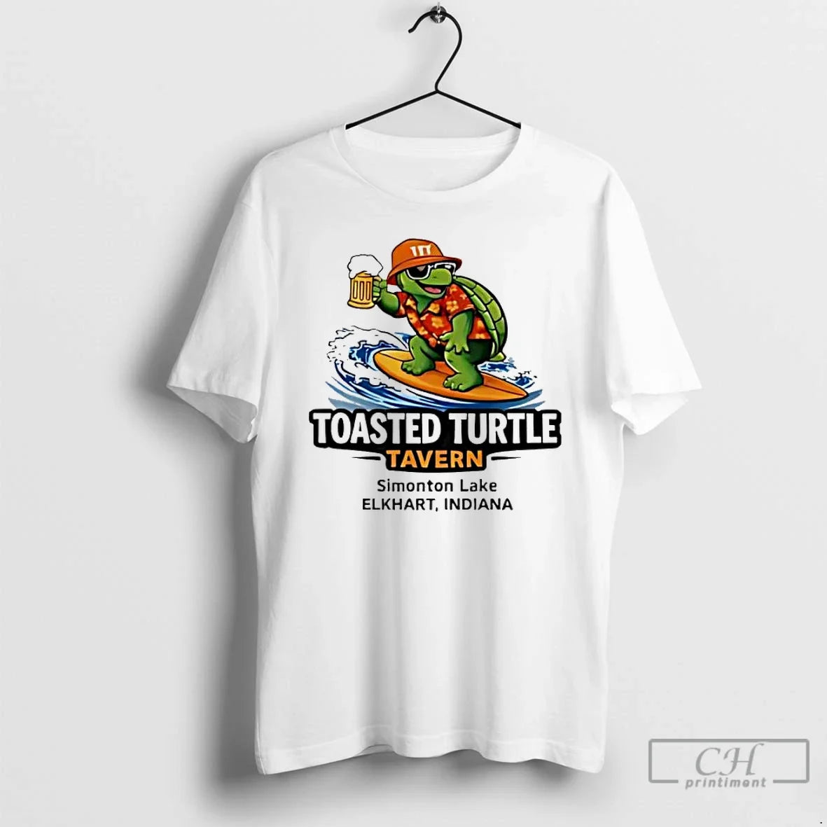 Classic Toasted Turtle Tavern Simonton Lake Elkhart - Adult & Kids T-Shirts, Sweatshirts & Hoodies apparel design preview 1