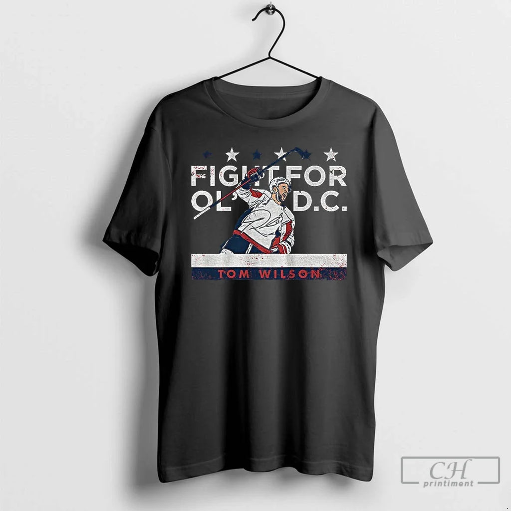 Classic Tom Wilson Washington Capitals Nhl Fight Old - Adult & Kids T-Shirts, Sweatshirts & Hoodies apparel design preview 1