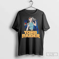 Classic Tomb Raider Character With Gun Game - Adult & Kids T-Shirts, Sweatshirts & Hoodies apparel design preview 1