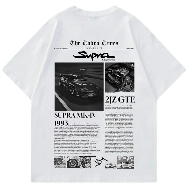 Classic Toyotaa Supra Car Enthusiast 90'S Vintage - Adult & Kids T-Shirts, Sweatshirts & Hoodies apparel design preview 1