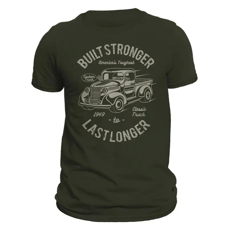 Classic Truck 1949 Built Stronger Last Longer - Adult & Kids T-Shirts, Sweatshirts & Hoodies apparel design preview 1