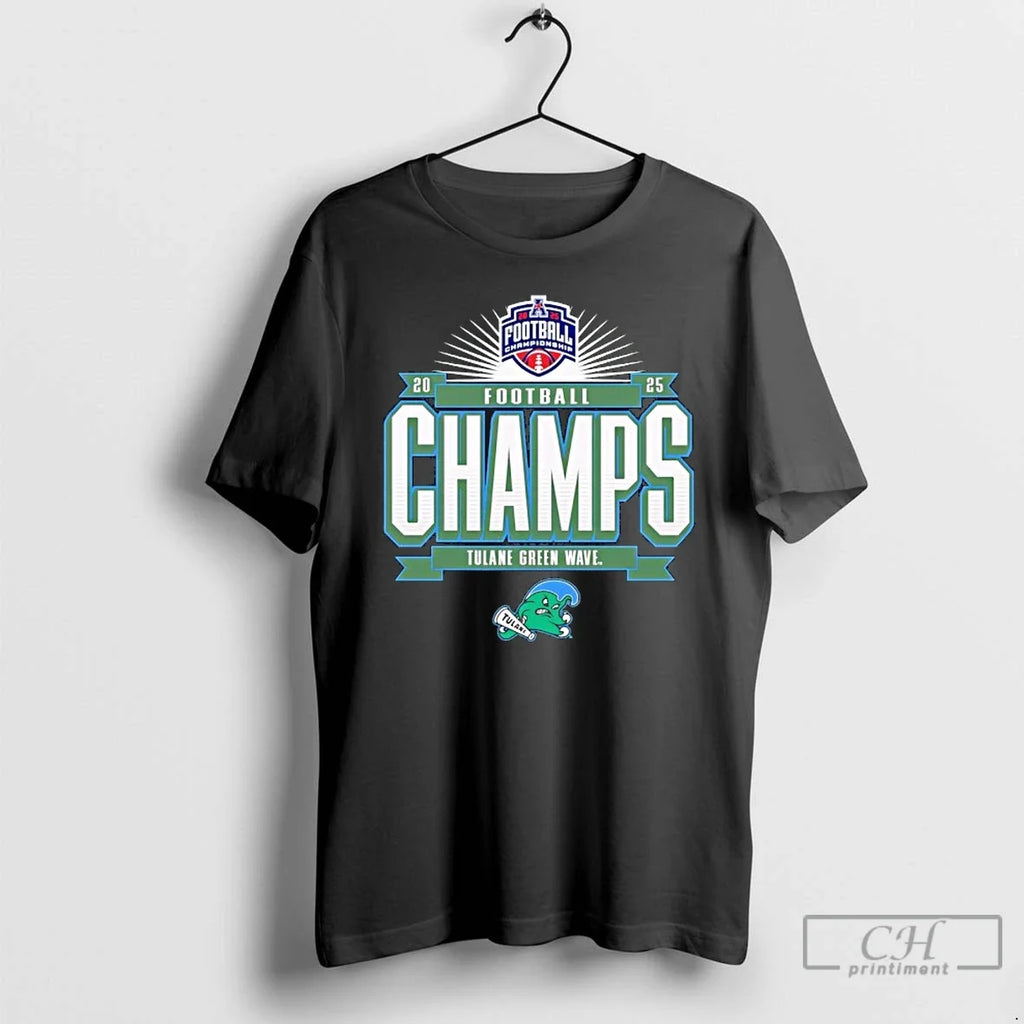 Classic Tulane American Conference Champions 2025 - Adult & Kids T-Shirts, Sweatshirts & Hoodies apparel design preview 1
