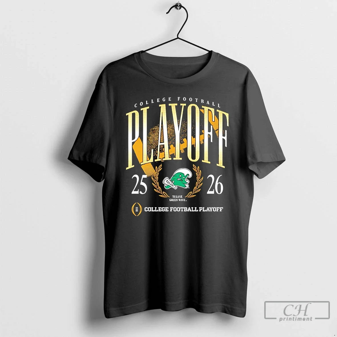 Classic Tulane Green Wave 25 26 College Football - Adult & Kids T-Shirts, Sweatshirts & Hoodies apparel design preview 1