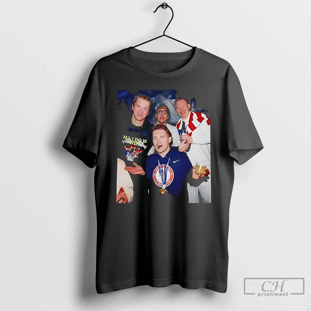 Classic Usa Mens Hockey Team Celebrates - Adult & Kids T-Shirts, Sweatshirts & Hoodies apparel design preview 1