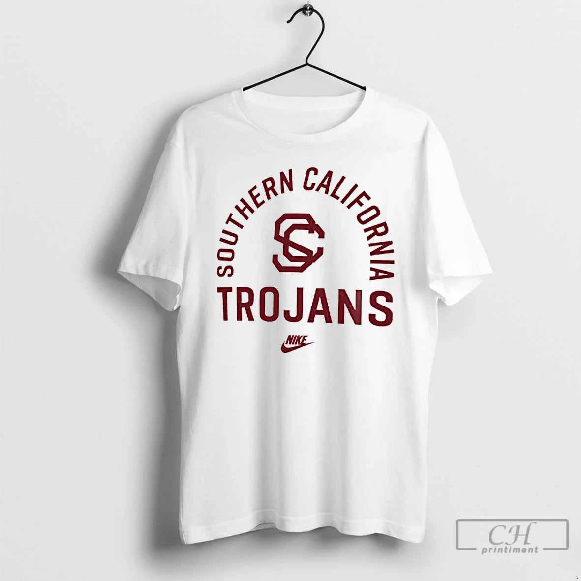 Classic Usc Trojans Cardinal Legacy Arched Logo - Adult & Kids T-Shirts, Sweatshirts & Hoodies apparel design preview 1