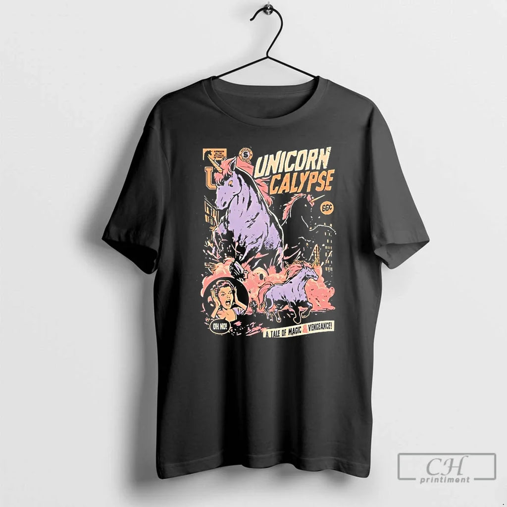 Classic Unicorncalypse A Tale Of Magic And Vengeance - Adult & Kids T-Shirts, Sweatshirts & Hoodies apparel design preview 1