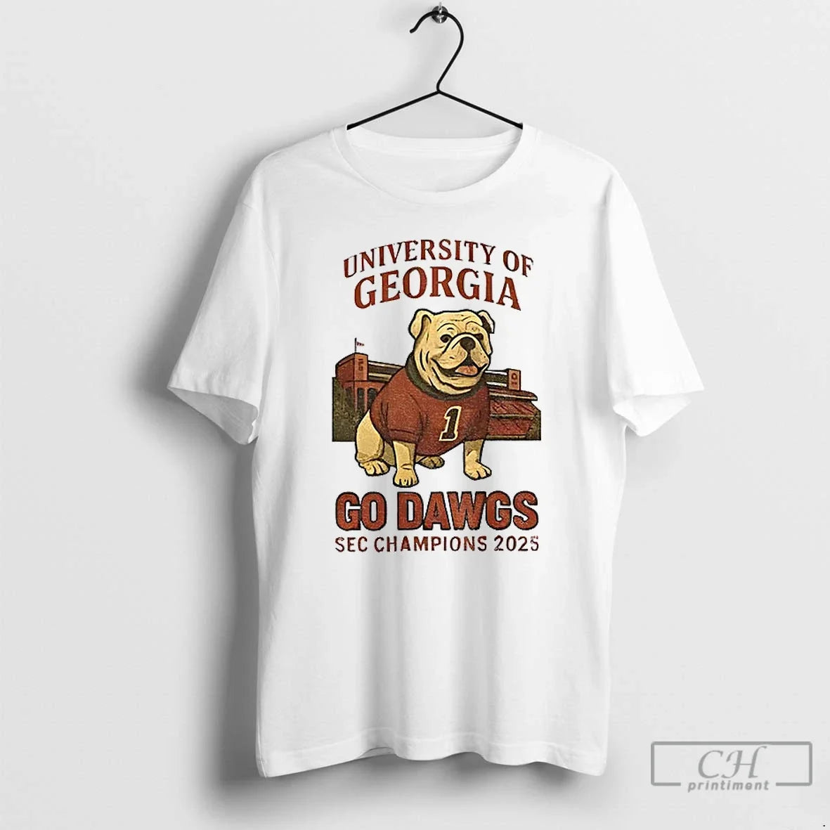 Classic University Georgia Bulldog Football Go Dawgs - Adult & Kids T-Shirts, Sweatshirts & Hoodies apparel design preview 1