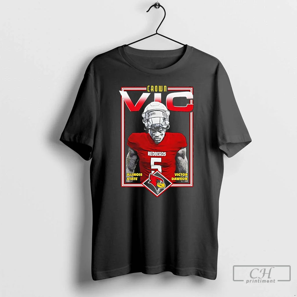 Classic Victor Dawson Illinois State Football - Adult & Kids T-Shirts, Sweatshirts & Hoodies apparel design preview 1