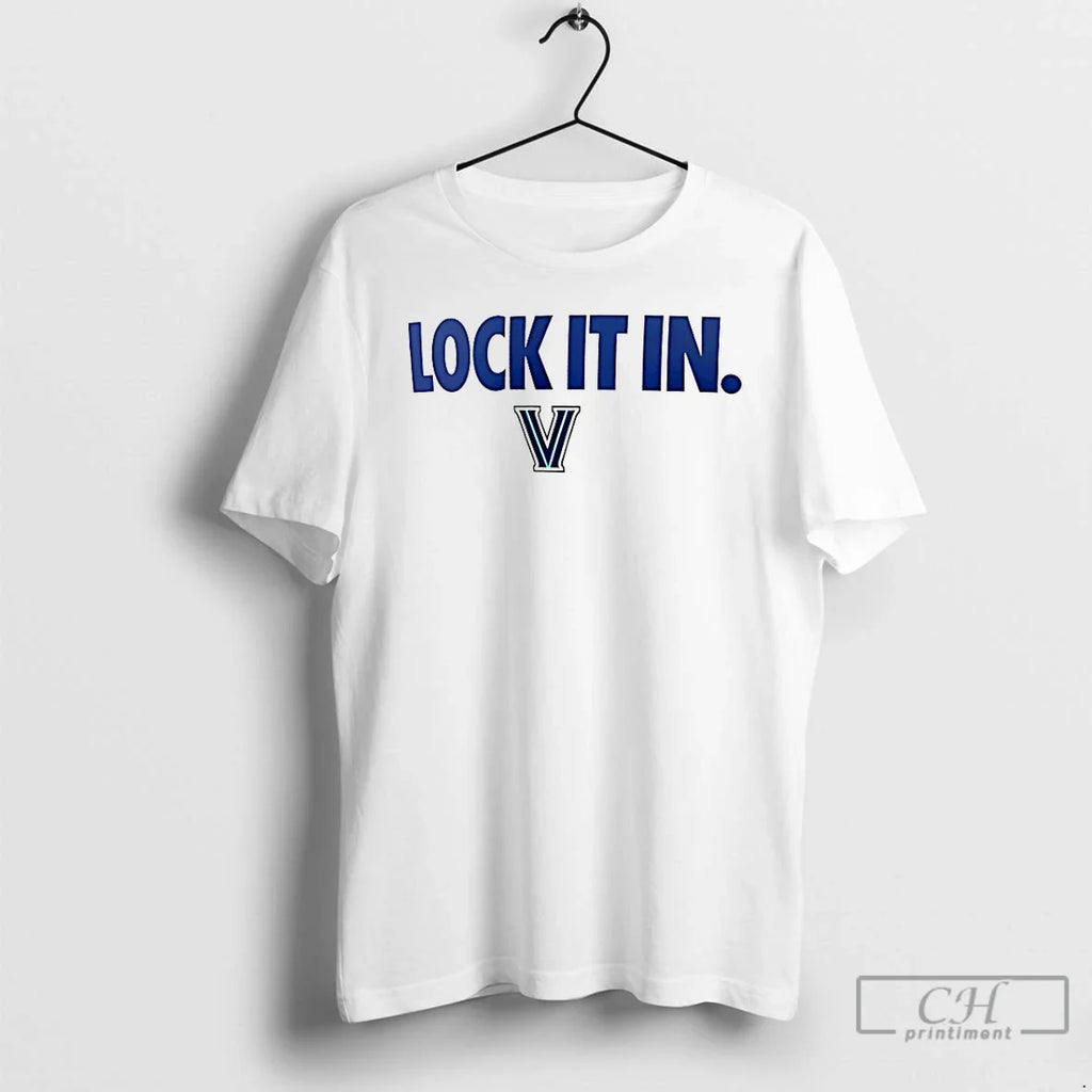 Classic Villanova Wildcats Lock It In 2026 - Adult & Kids T-Shirts, Sweatshirts & Hoodies apparel design preview 1