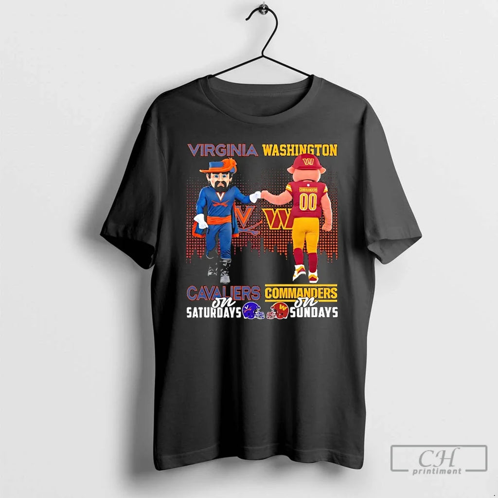 Classic Virginia Cavaliers Saturdays X Washington - Adult & Kids T-Shirts, Sweatshirts & Hoodies apparel design preview 1