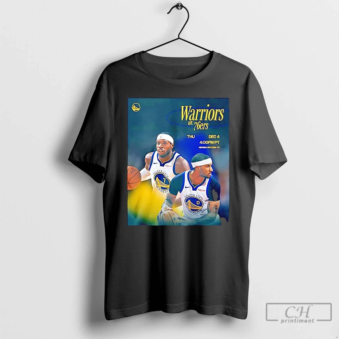 Classic Warriors 76ers Nba Dec 4 2025 - Adult & Kids T-Shirts, Sweatshirts & Hoodies apparel design preview 1