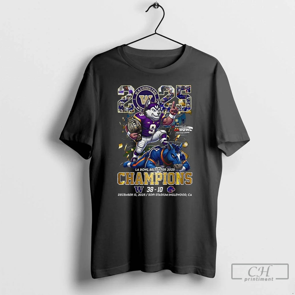Classic Washington Huskies Beat Boise State Broncos - Adult & Kids T-Shirts, Sweatshirts & Hoodies apparel design preview 1