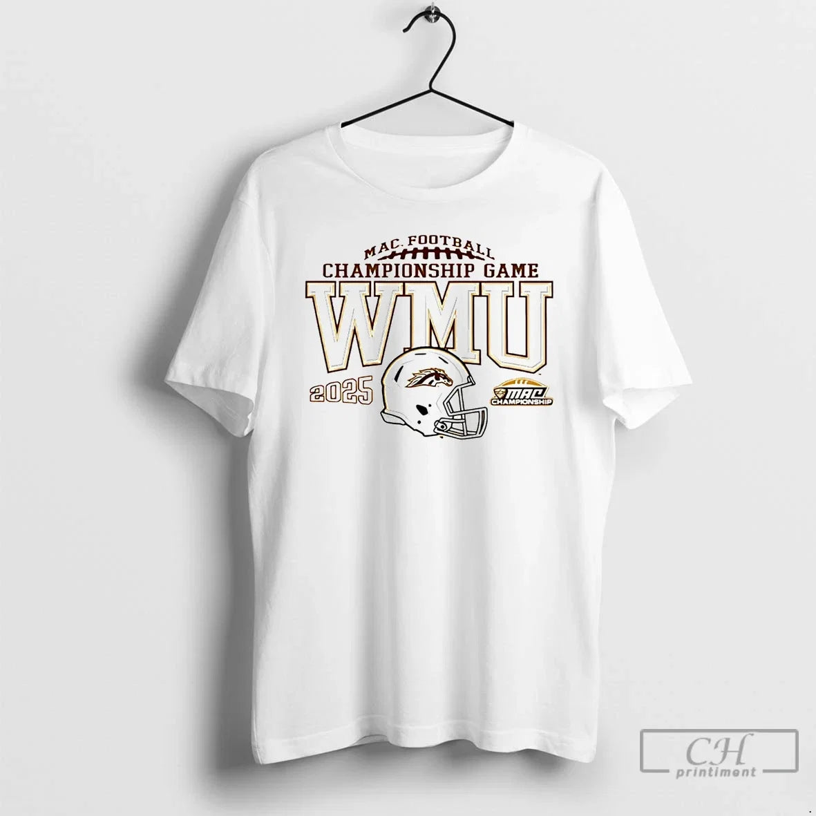 Classic Western Michigan Broncos 2025 Mac Football - Adult & Kids T-Shirts, Sweatshirts & Hoodies apparel design preview 1