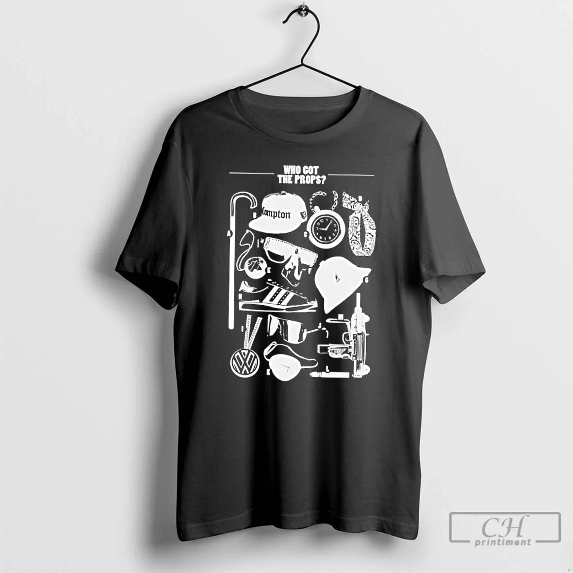 Classic Who Got Props Black Hip Hop Vintage - Adult & Kids T-Shirts, Sweatshirts & Hoodies apparel design preview 1