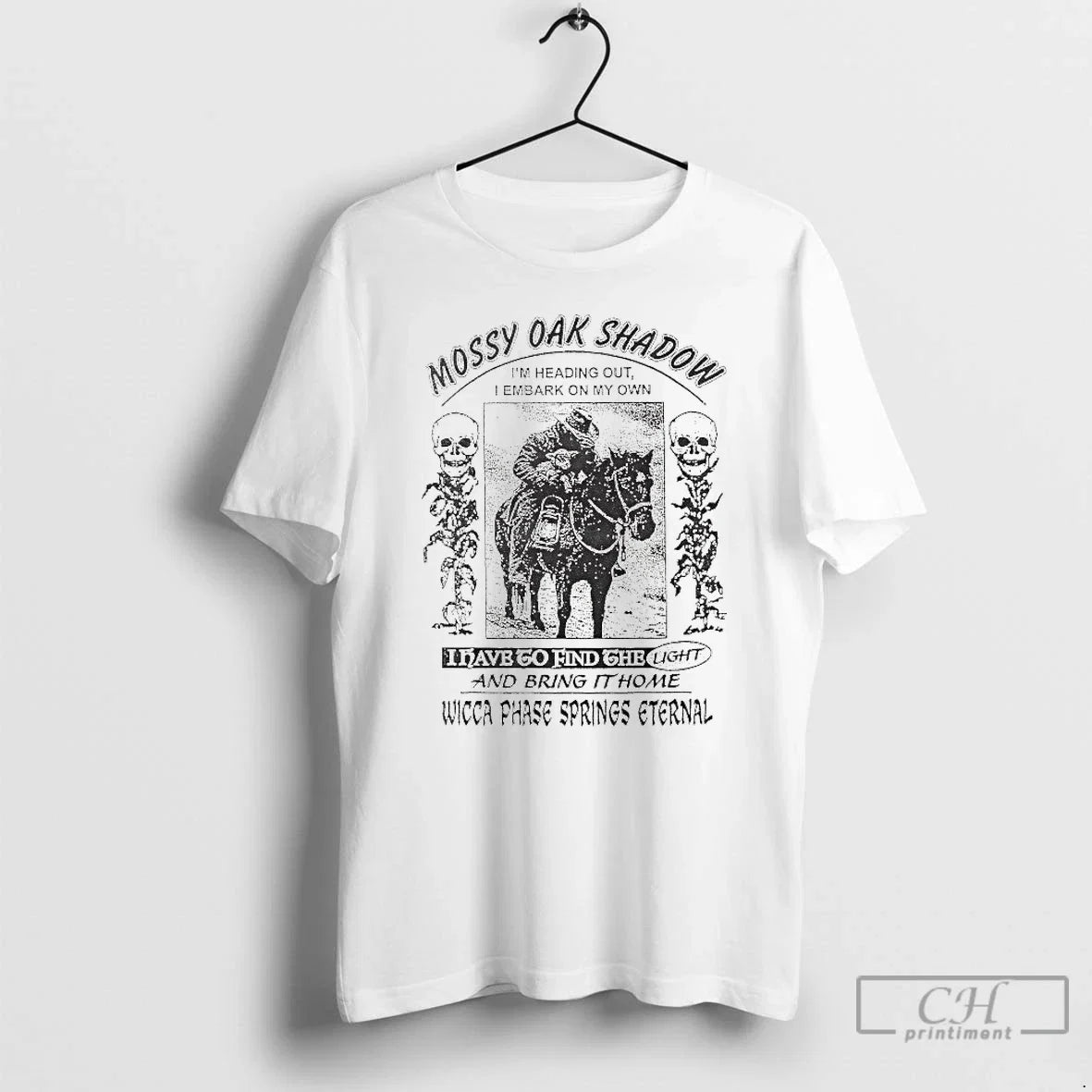 Classic Wicca Phase Springs Eternal Mossy Oak Shadow - Adult & Kids T-Shirts, Sweatshirts & Hoodies apparel design preview 1
