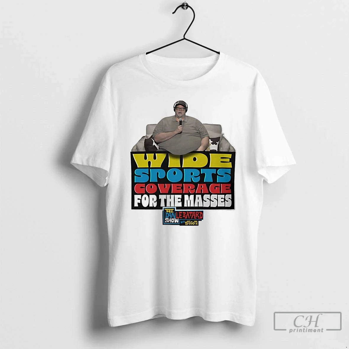 Classic Wide Sports Coverage For The Masses - Adult & Kids T-Shirts, Sweatshirts & Hoodies apparel design preview 1