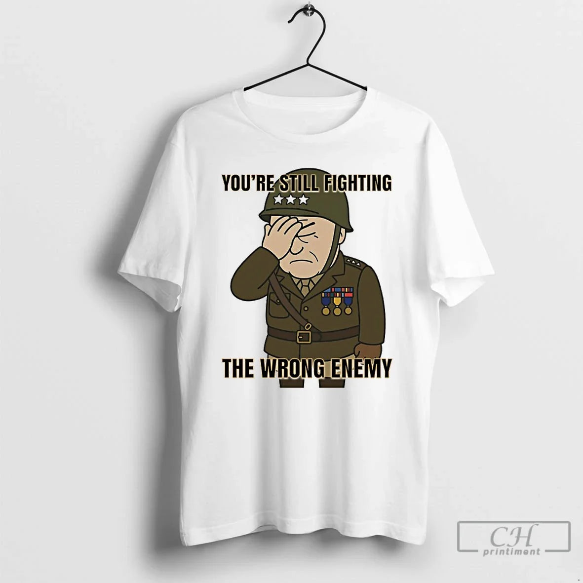 Classic Youre Still Fighting Wrong Enemy - Adult & Kids T-Shirts, Sweatshirts & Hoodies apparel design preview 1
