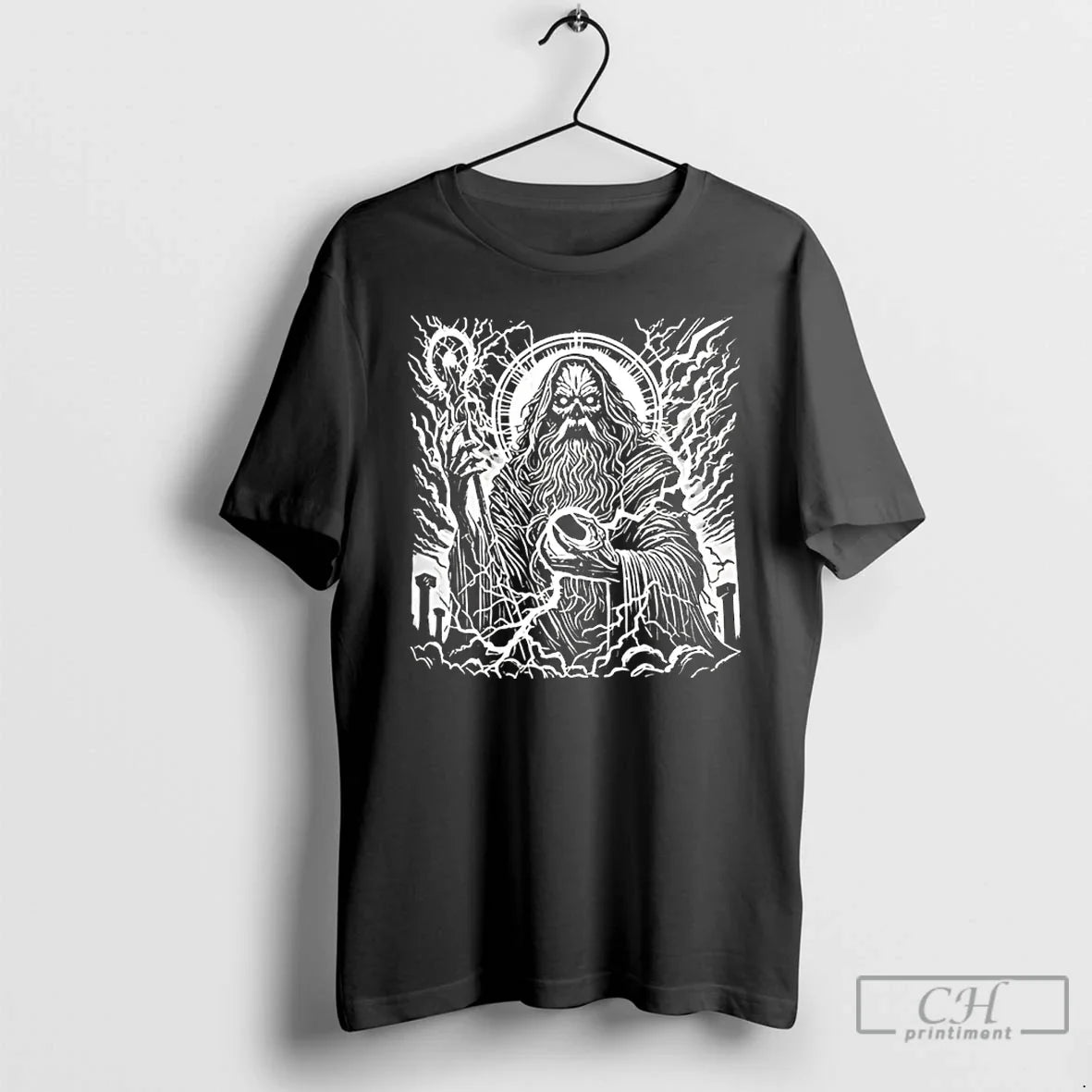Classic Zeus Thunderer Mythic Storm - Adult & Kids T-Shirts, Sweatshirts & Hoodies apparel design preview 1