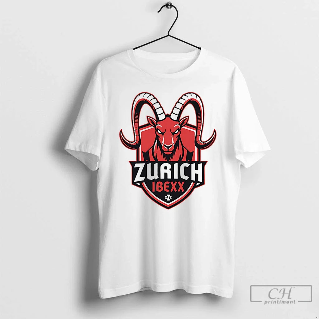 Classic Zurich Ibexx Logo - Adult & Kids T-Shirts, Sweatshirts & Hoodies apparel design preview 1