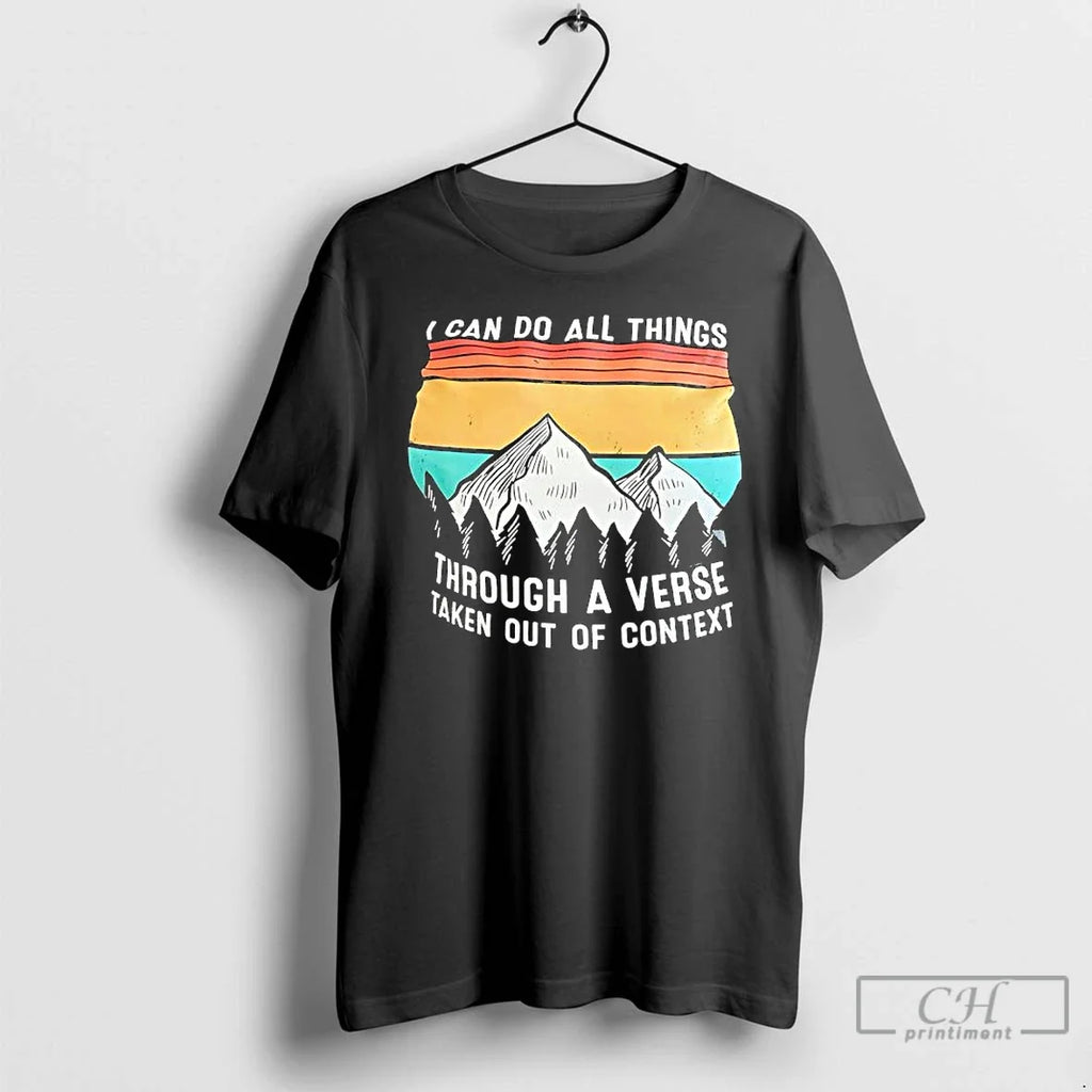 Classic I Can Do All Things Through Verse Taken Out - Adult & Kids T-Shirts, Sweatshirts & Hoodies apparel design preview 1