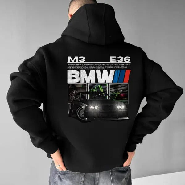 Classsic Bimmer M3 E36 Menswear Street Racing Car - Adult & Kids T-Shirts, Sweatshirts & Hoodies apparel design preview 1