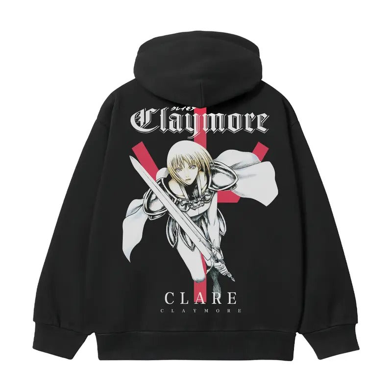 Claymore "Clare'S Charge" Heavyweight Vintage Cotton - Adult & Kids T-Shirts, Sweatshirts & Hoodies apparel design preview 1