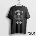 Clayton Kershaw Dodgers Baseball Career 2008 2025 - Adult & Kids T-Shirts, Sweatshirts & Hoodies apparel design preview 1