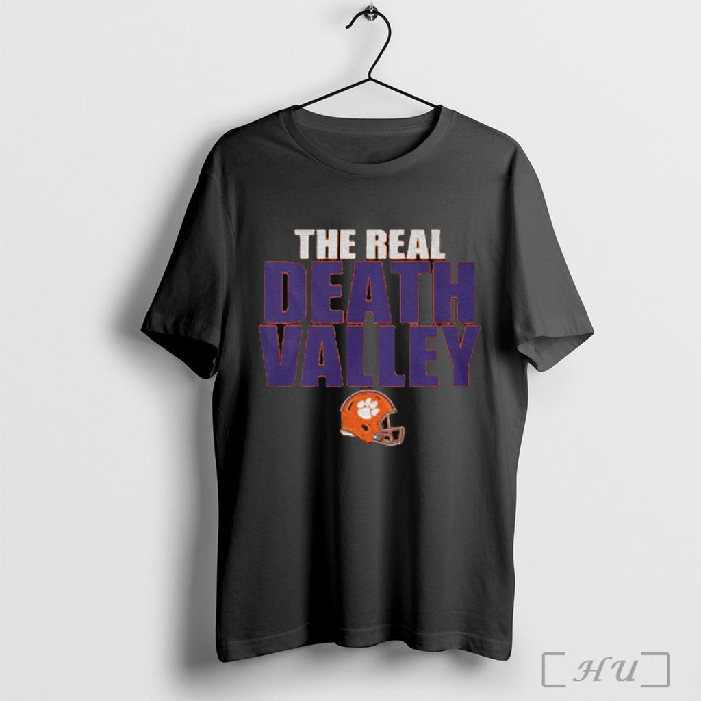 Clemson Football Tigers The Real Death Valley - Adult & Kids T-Shirts, Sweatshirts & Hoodies apparel design preview 1