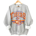 Clemson Vintage Football University - Adult & Kids T-Shirts, Sweatshirts & Hoodies apparel design preview 1